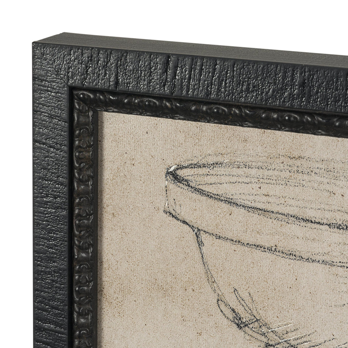 Vintage Tableware Sketch (Set of 2) by Mercana Studio Hand Embelished Textured Framed Canvas Matted from Mercana - Luna Furniture
