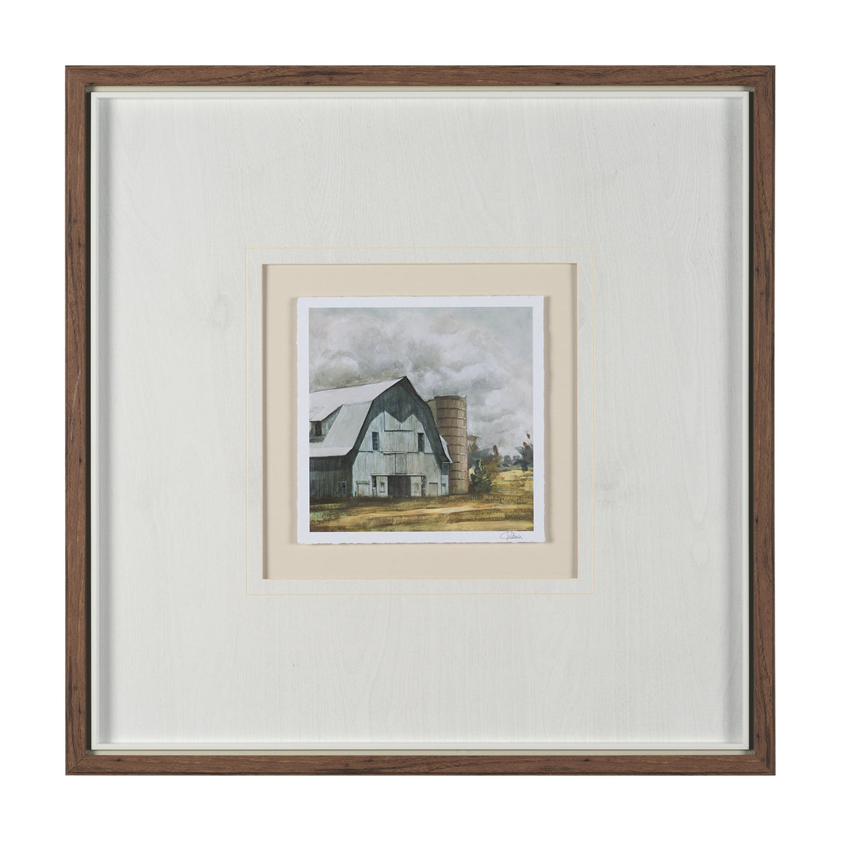 Day at the Farm I by Mercana Studio Hand Embelished Framed Artwork Matted under Glass from Mercana - Luna Furniture