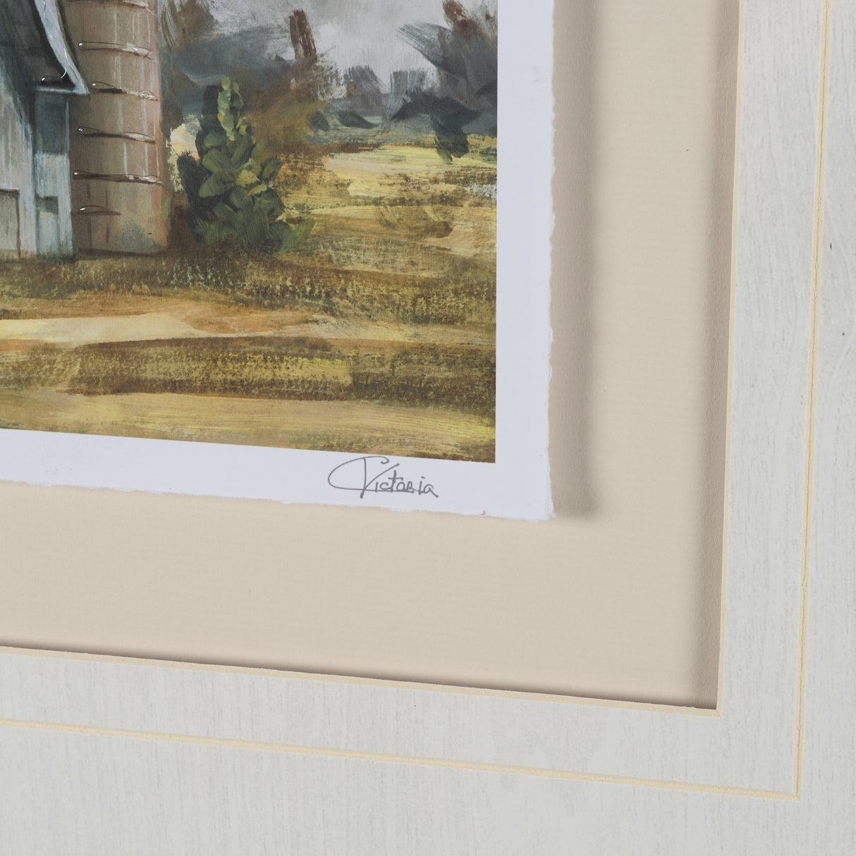 Day at the Farm I by Mercana Studio Hand Embelished Framed Artwork Matted under Glass from Mercana - Luna Furniture