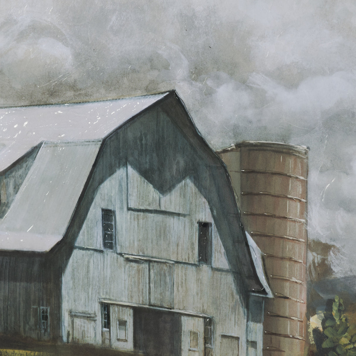 Day at the Farm I by Mercana Studio Hand Embelished Framed Artwork Matted under Glass from Mercana - Luna Furniture