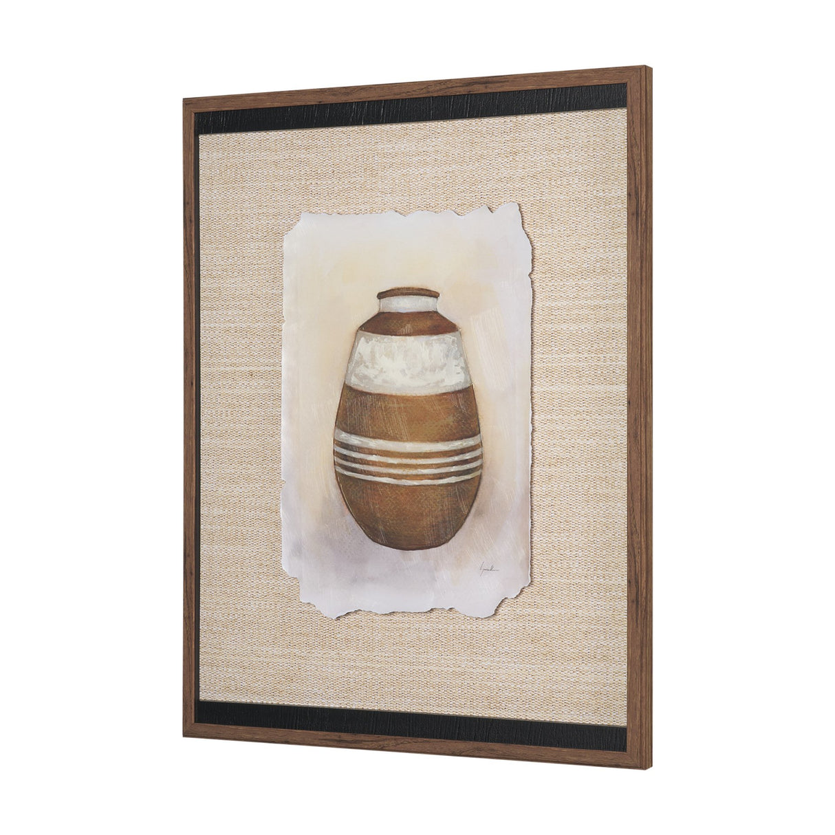 Peruvian Beginnings I by Mercana Studio Hand Embelished Textured Framed Artwork Matted under Glass from Mercana - Luna Furniture