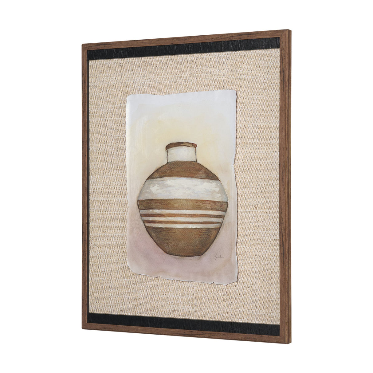 Peruvian Beginnings II by Mercana Studio Hand Embelished Textured Framed Artwork Matted under Glass from Mercana - Luna Furniture