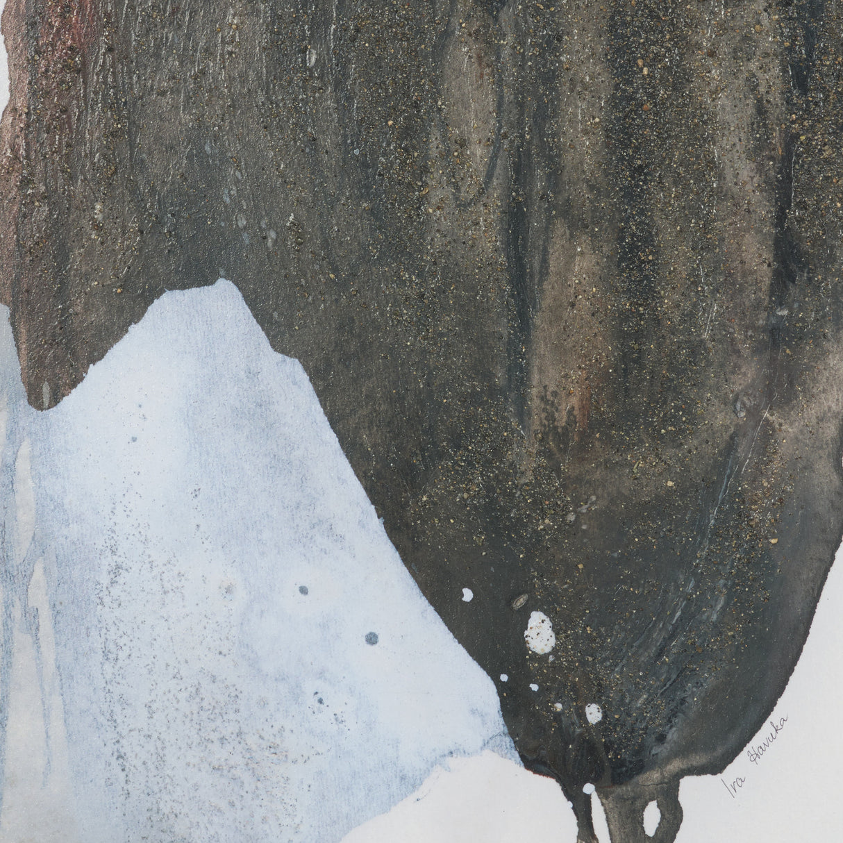 Ediface I by Ira Havuka Hand Embelished Textured Framed Artwork Matted under Glass from Mercana - Luna Furniture