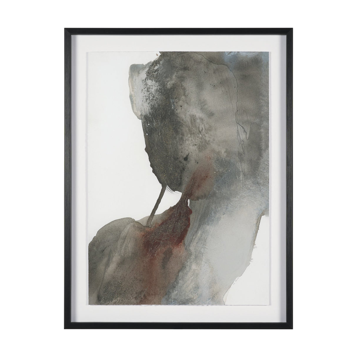Ediface II by Ira Havuka Hand Embelished Textured Framed Artwork Matted under Glass from Mercana - Luna Furniture