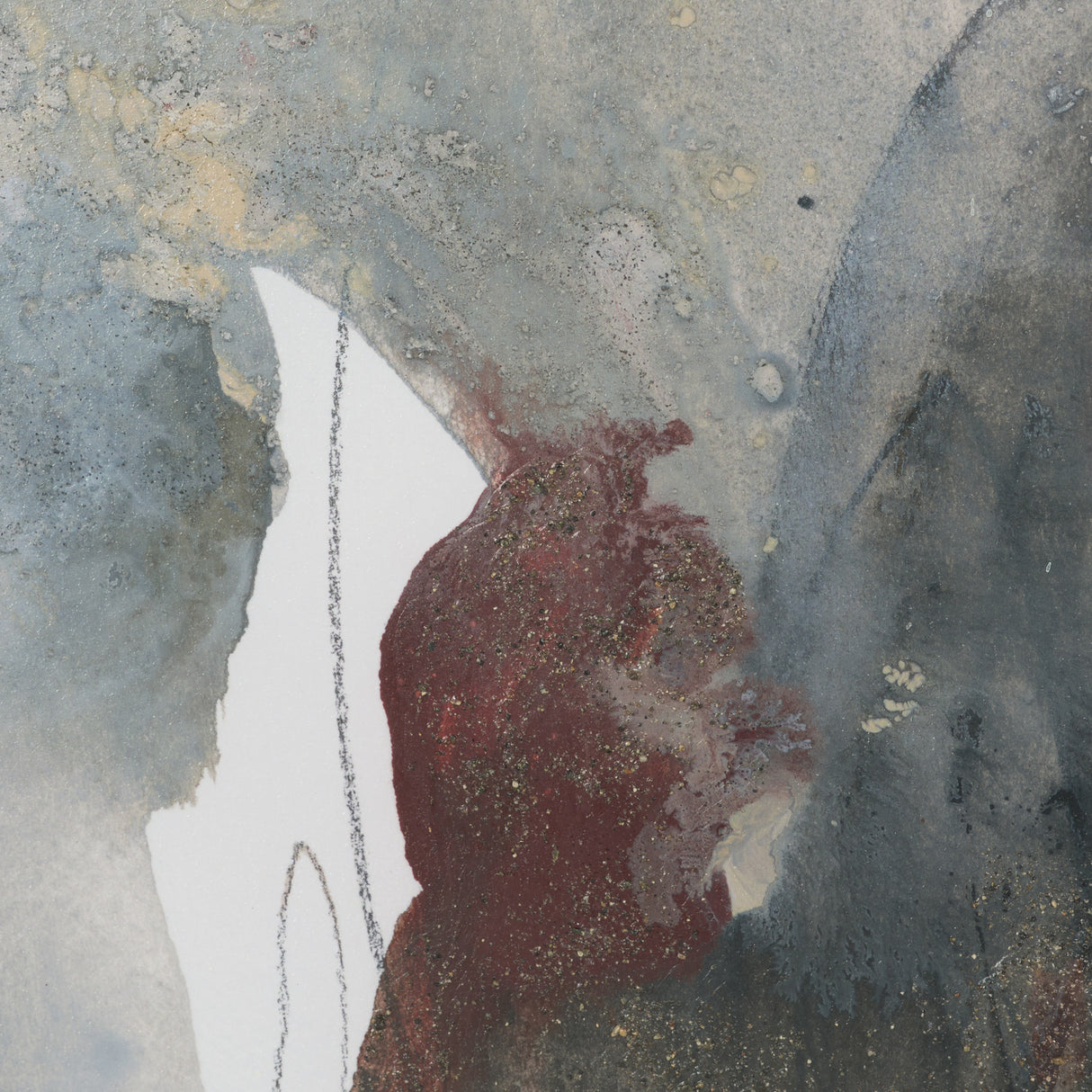 Ediface III by Ira Havuka Hand Embelished Textured Framed Artwork Matted under Glass from Mercana - Luna Furniture