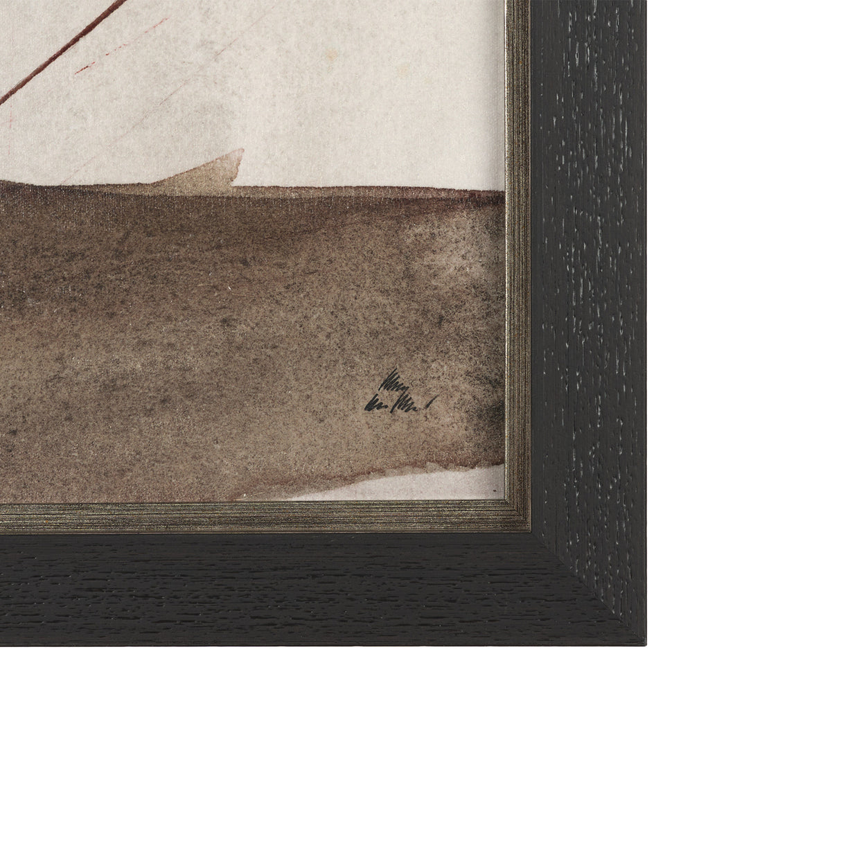 Quiet Constructs I by Mercana Studio Hand Embelished Textured Framed Artwork Matted from Mercana - Luna Furniture