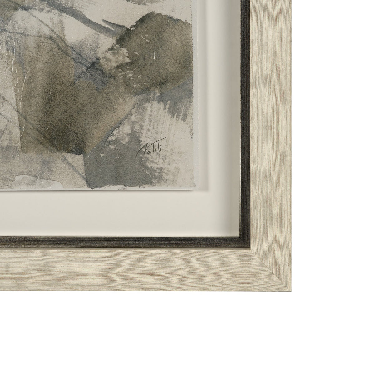 Deer Trail I by Mercana Studio Hand Embelished Textured Framed Artwork Matted under Glass from Mercana - Luna Furniture