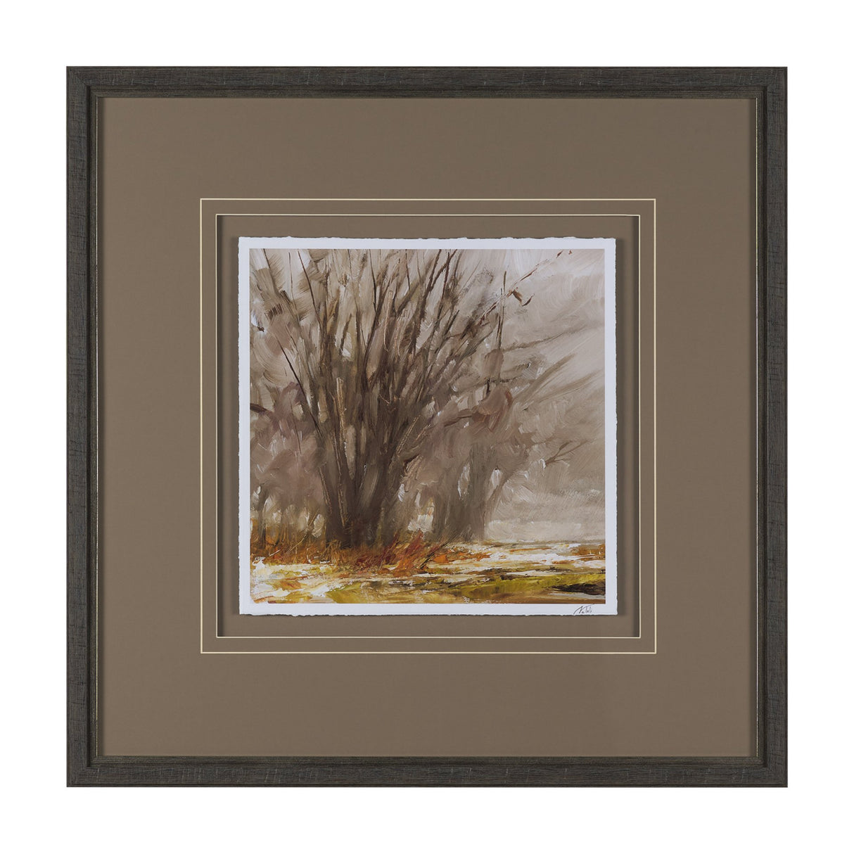 Autumn in the Village I by Mercana Studio Textured Framed Artwork Matted under Glass from Mercana - Luna Furniture