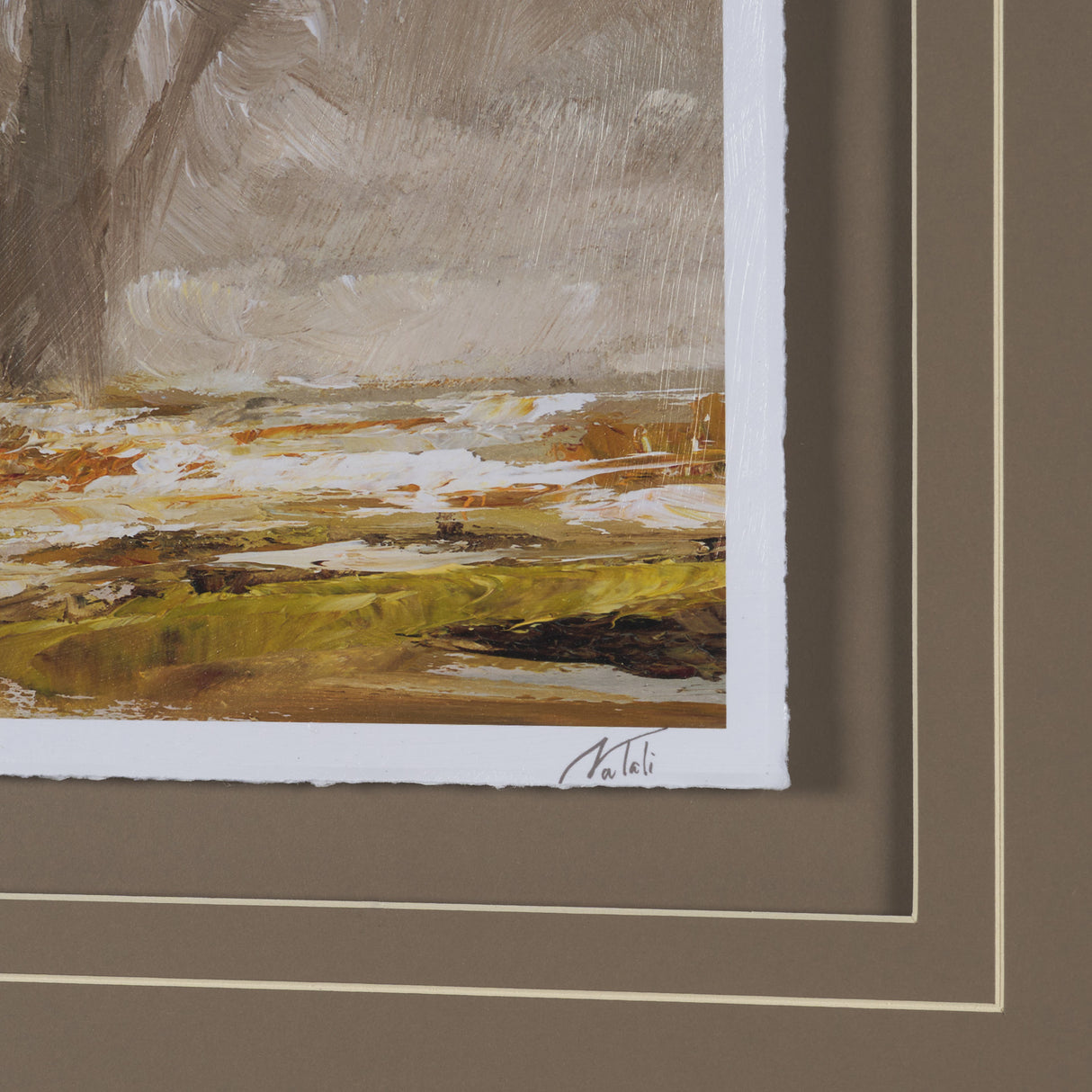 Autumn in the Village II by Mercana Studio Textured Framed Artwork Matted under Glass from Mercana - Luna Furniture