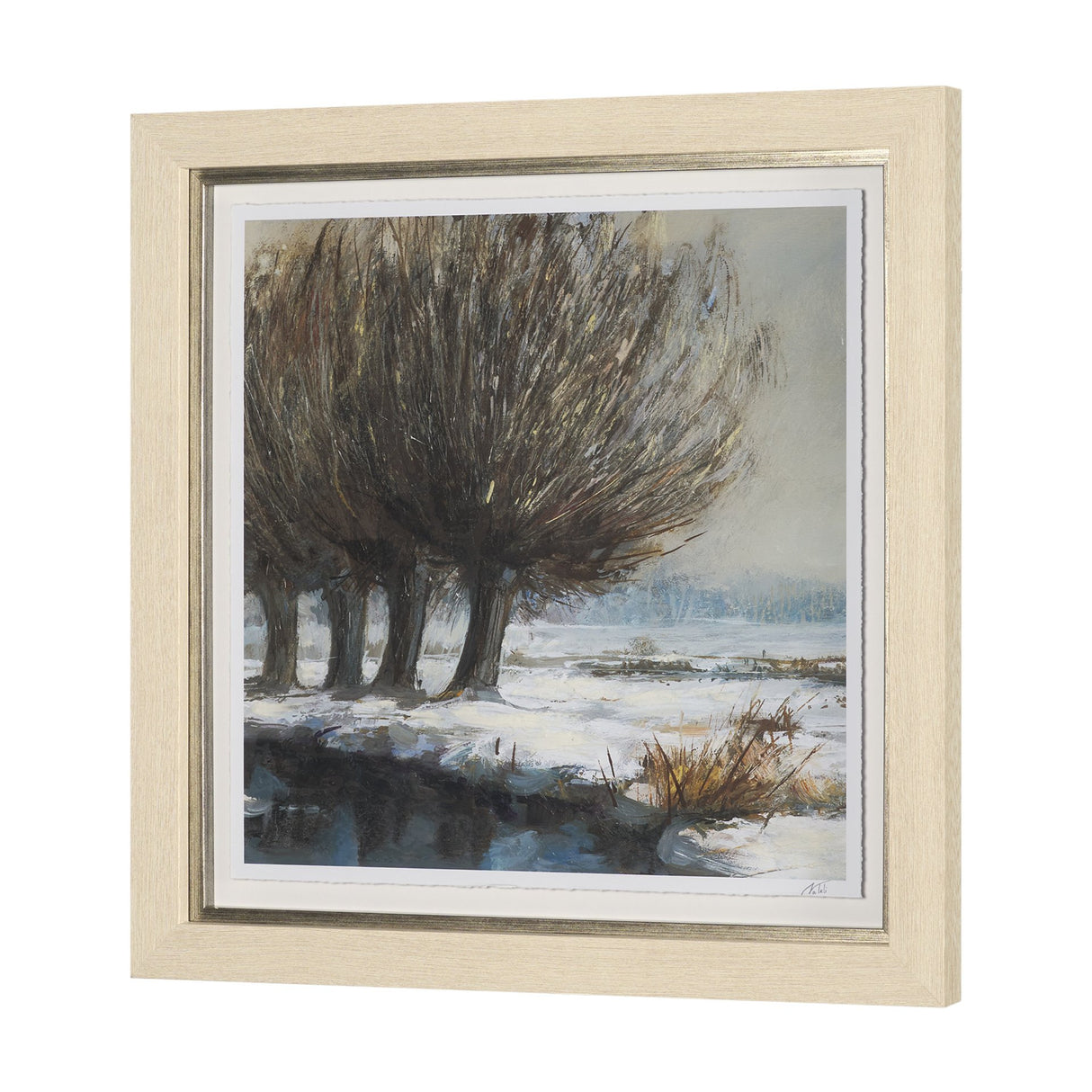 Winter Day II by Mercana Studio Hand Embelished Framed Artwork Matted under Glass from Mercana - Luna Furniture