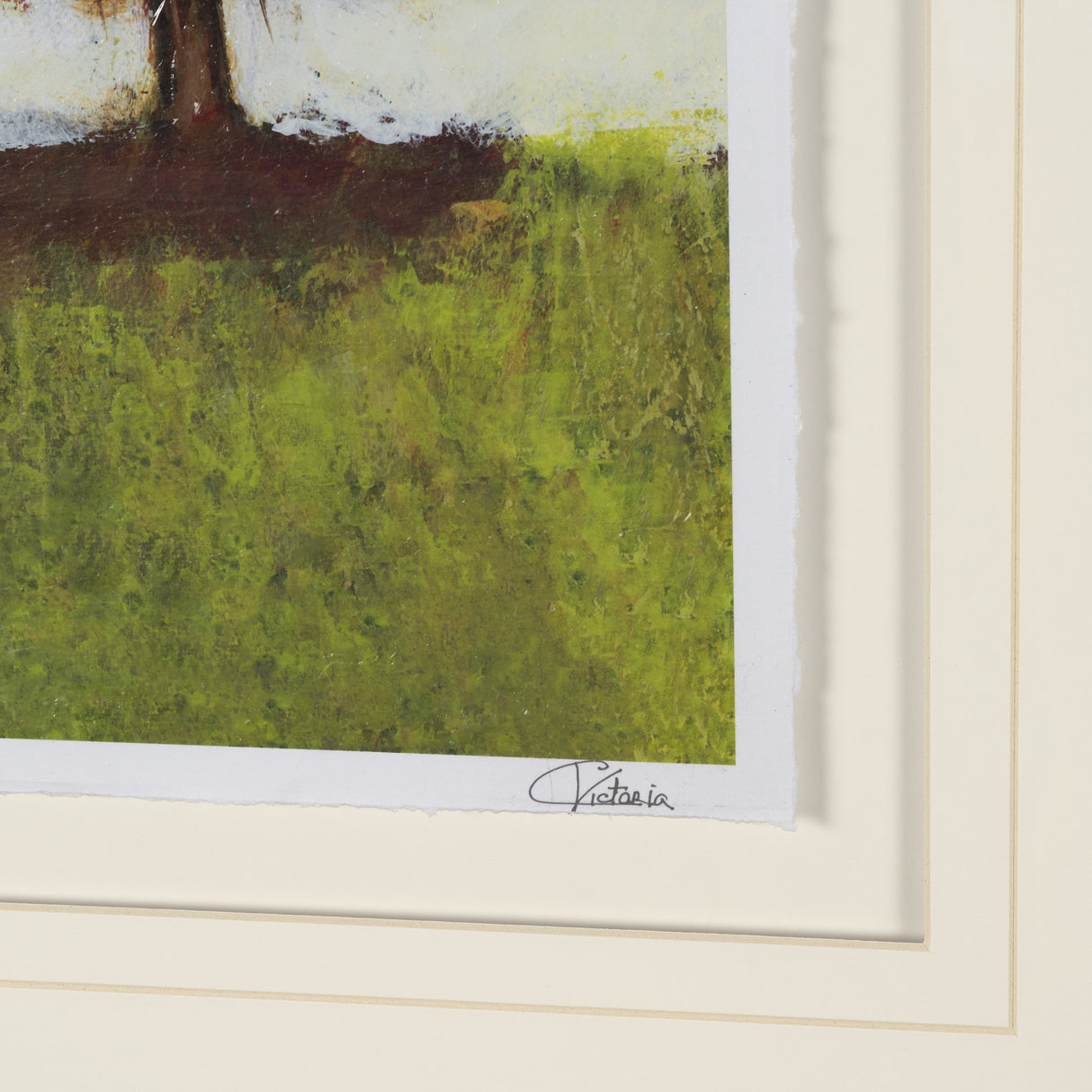 Hidden Grove II by Mercana Studio Hand Embelished Textured Framed Artwork Matted under Glass from Mercana - Luna Furniture