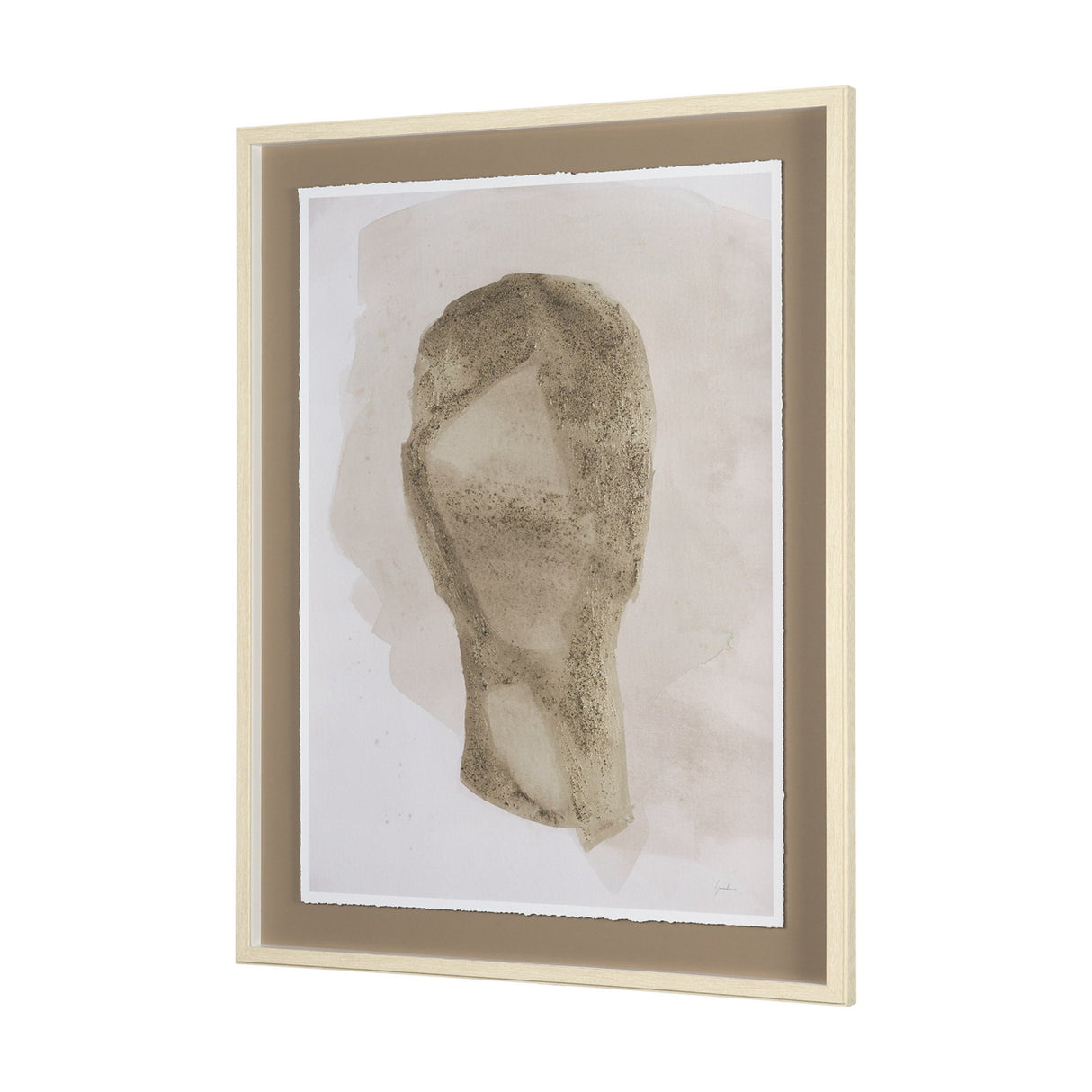 Weathered Silence I by Mercana Studio Hand Embelished Textured Framed Artwork Matted under Glass from Mercana - Luna Furniture