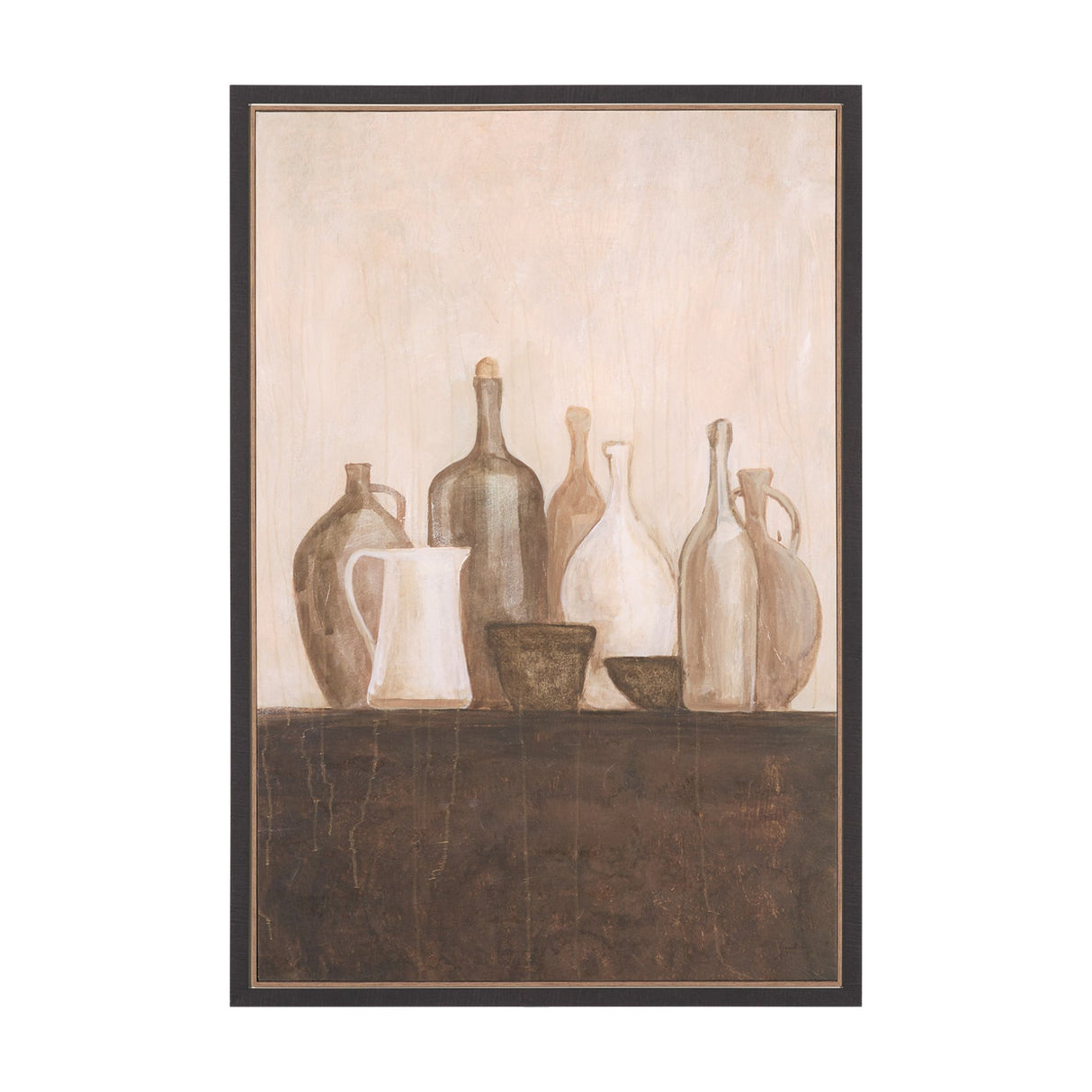 Bottled Perspective III by Mercana Studio Hand-Embellished Textured Framed Canvas Artwork from Mercana - Luna Furniture