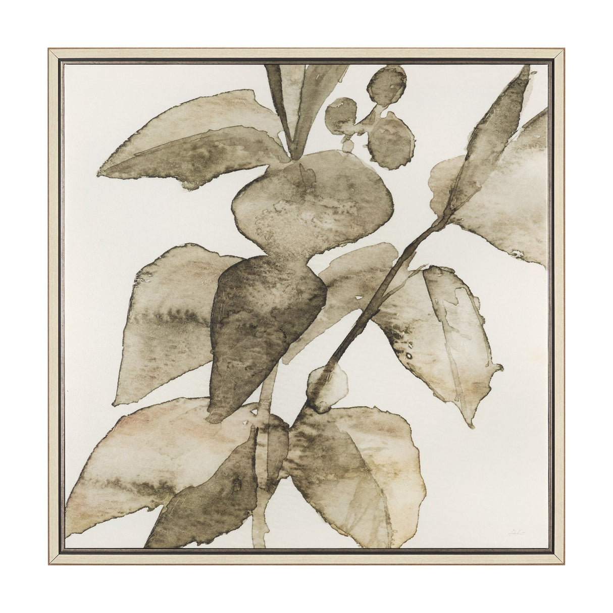 Cornus Alba I by Mercana Studio Hand-Embellished Textured Framed Canvas Artwork from Mercana - Luna Furniture