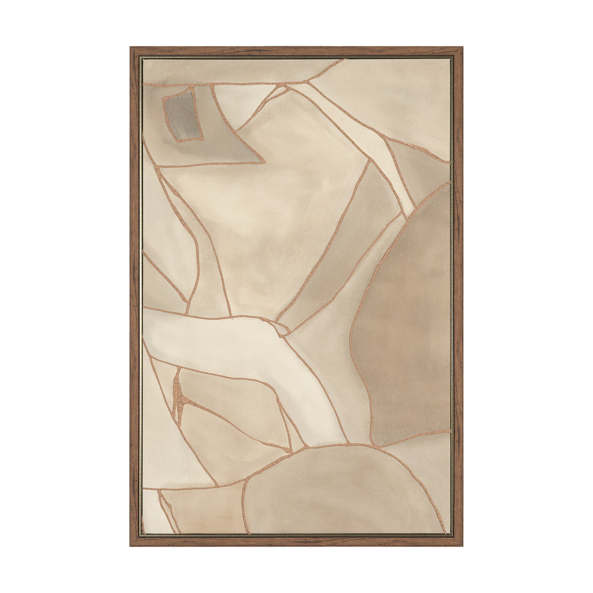 Field Patchwork I by Mercana Studio Handmade Original Framed Canvas Artwork from Mercana - Luna Furniture