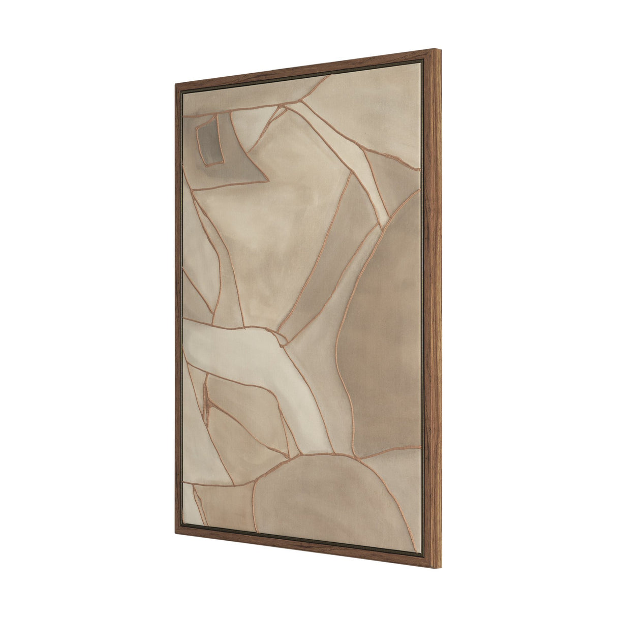 Field Patchwork I by Mercana Studio Handmade Original Framed Canvas Artwork from Mercana - Luna Furniture