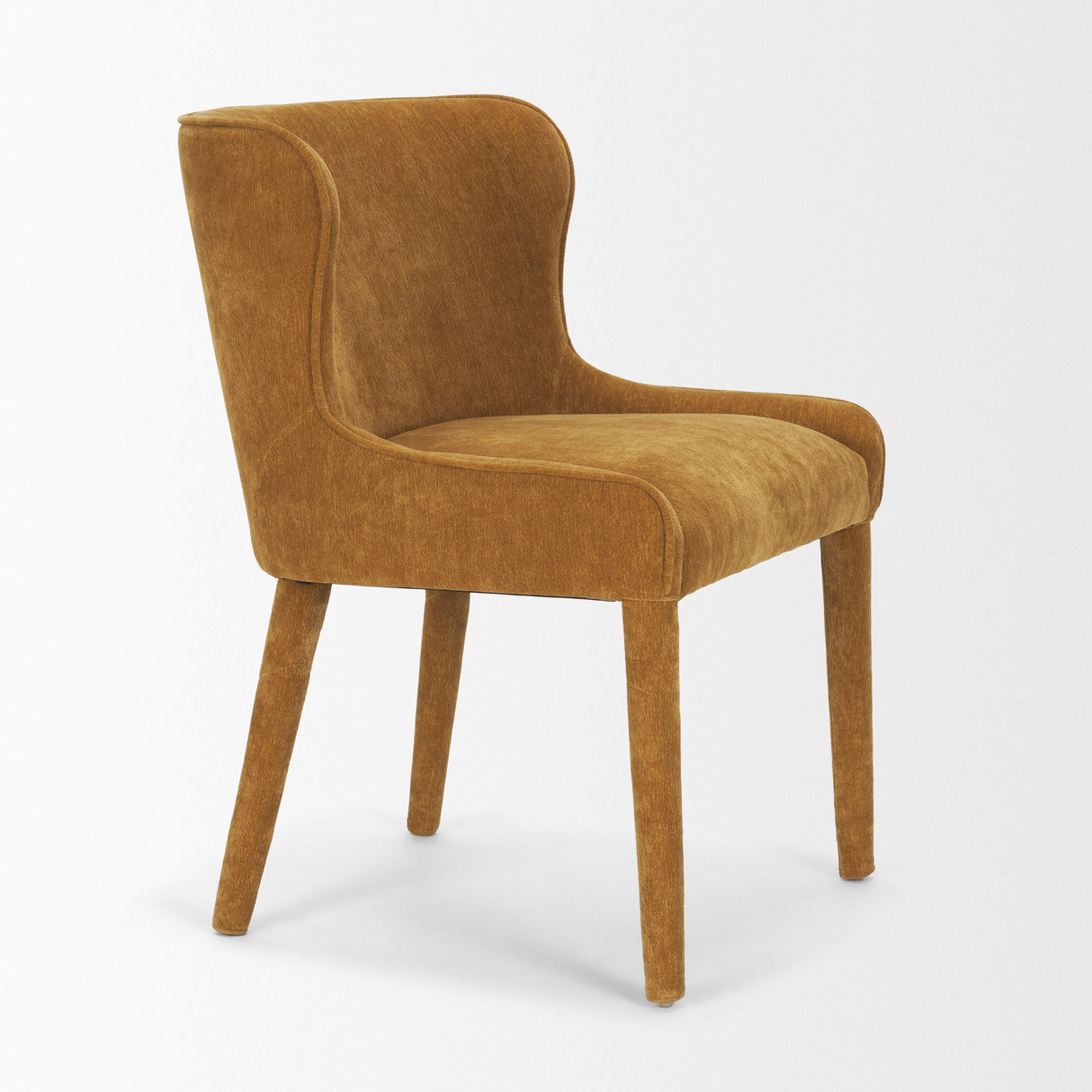 Nolan Slope Rust Chenille Dining Chair, Set of 2 from Mercana - Luna Furniture