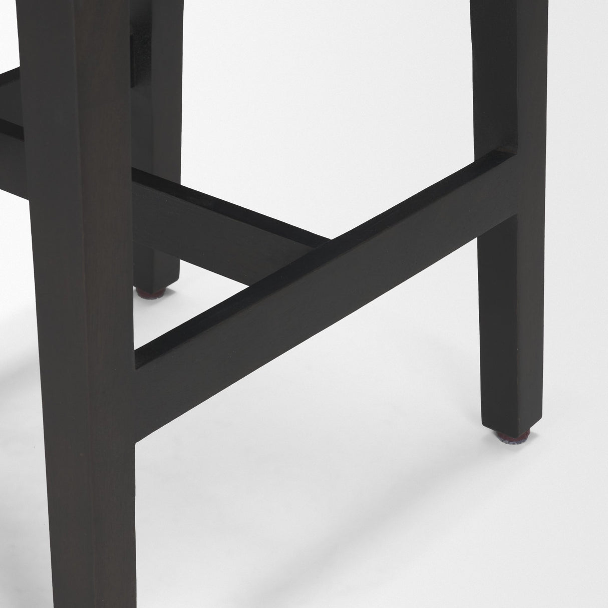Colony Black-Brown Solid Wood Counter Stool from Mercana - Luna Furniture