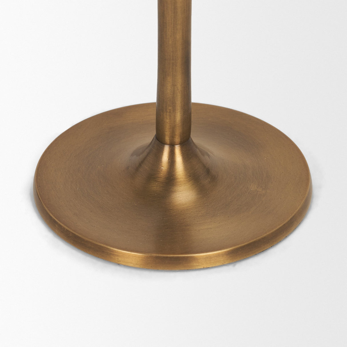 Chantria Small Solid Natural Brass Adjustable Taper Candle Holder from Mercana - Luna Furniture
