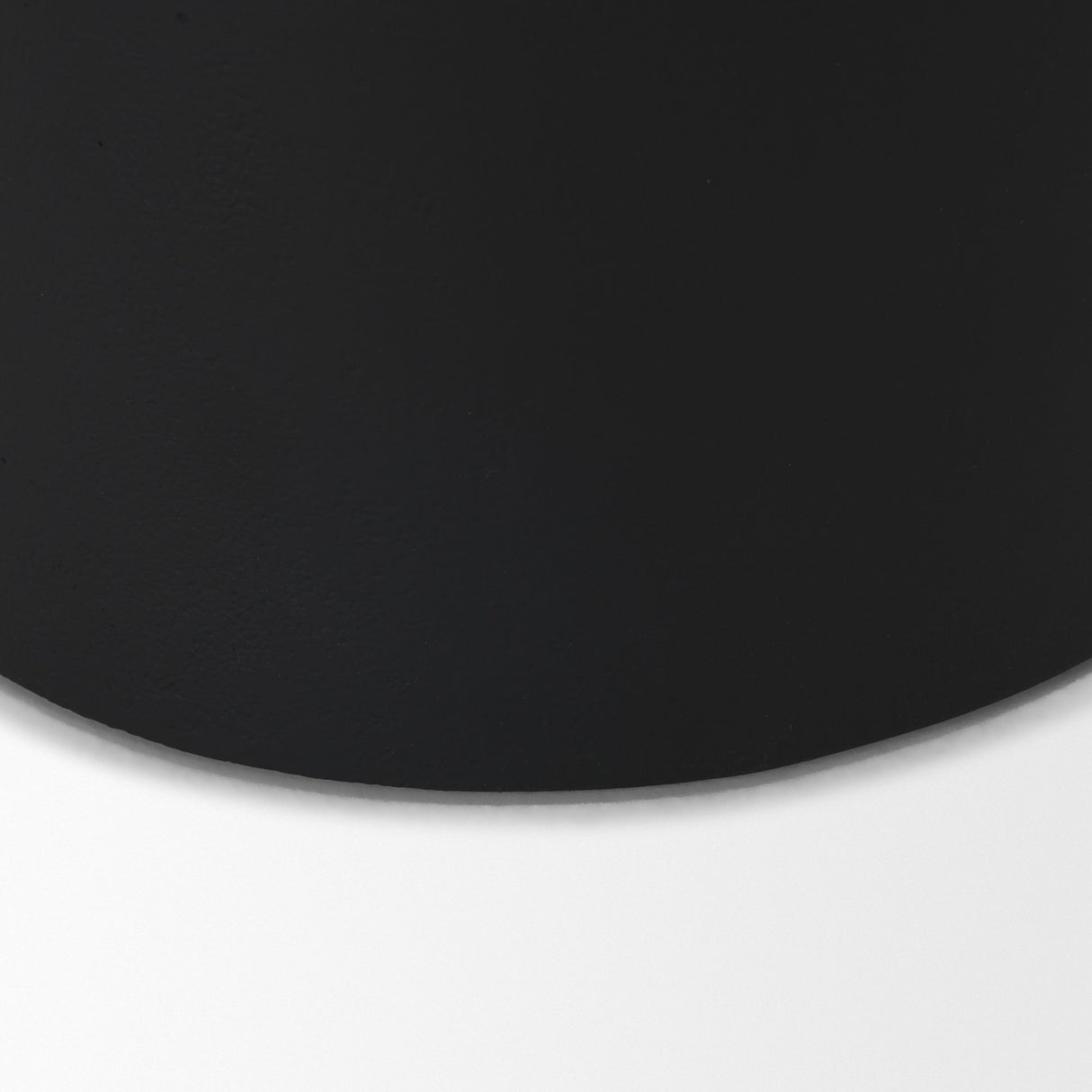 Deacon Large Matte Black Metal Canister with Sculptural Handles from Mercana - Luna Furniture