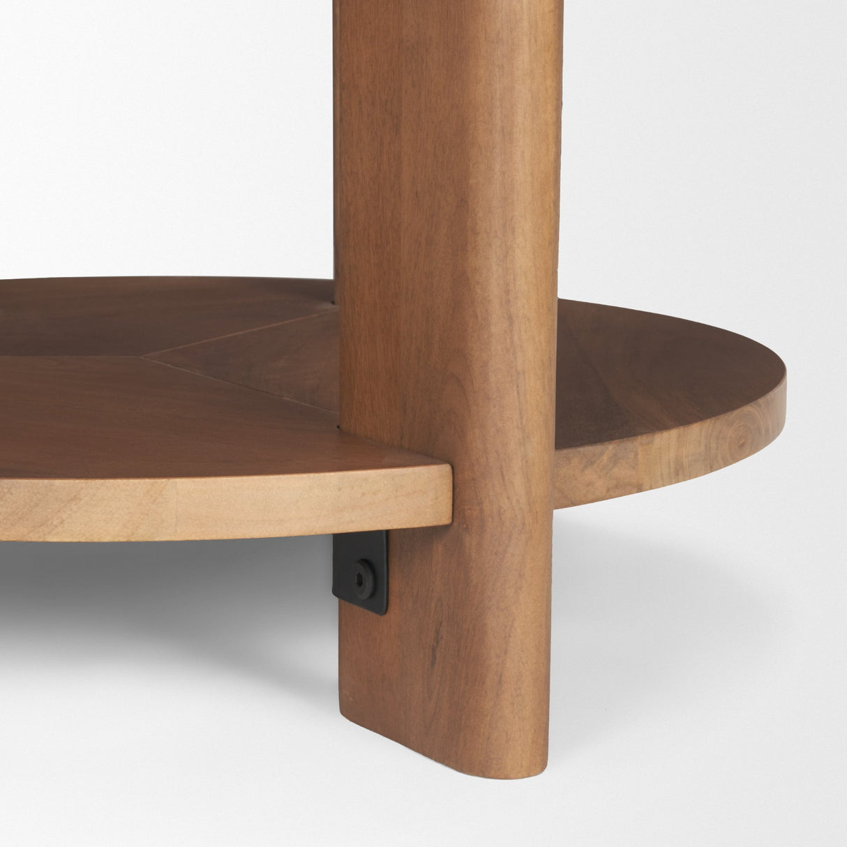Hisako Mid Brown Open Round Accent Table from Mercana - Luna Furniture