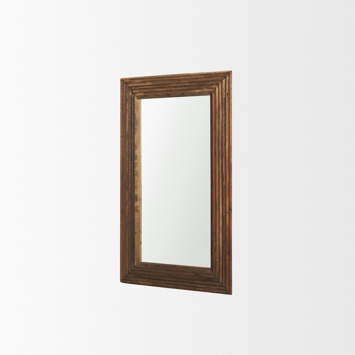 Bennet Small Rectangle Reclaimed Wooden Mirror from Mercana - Luna Furniture