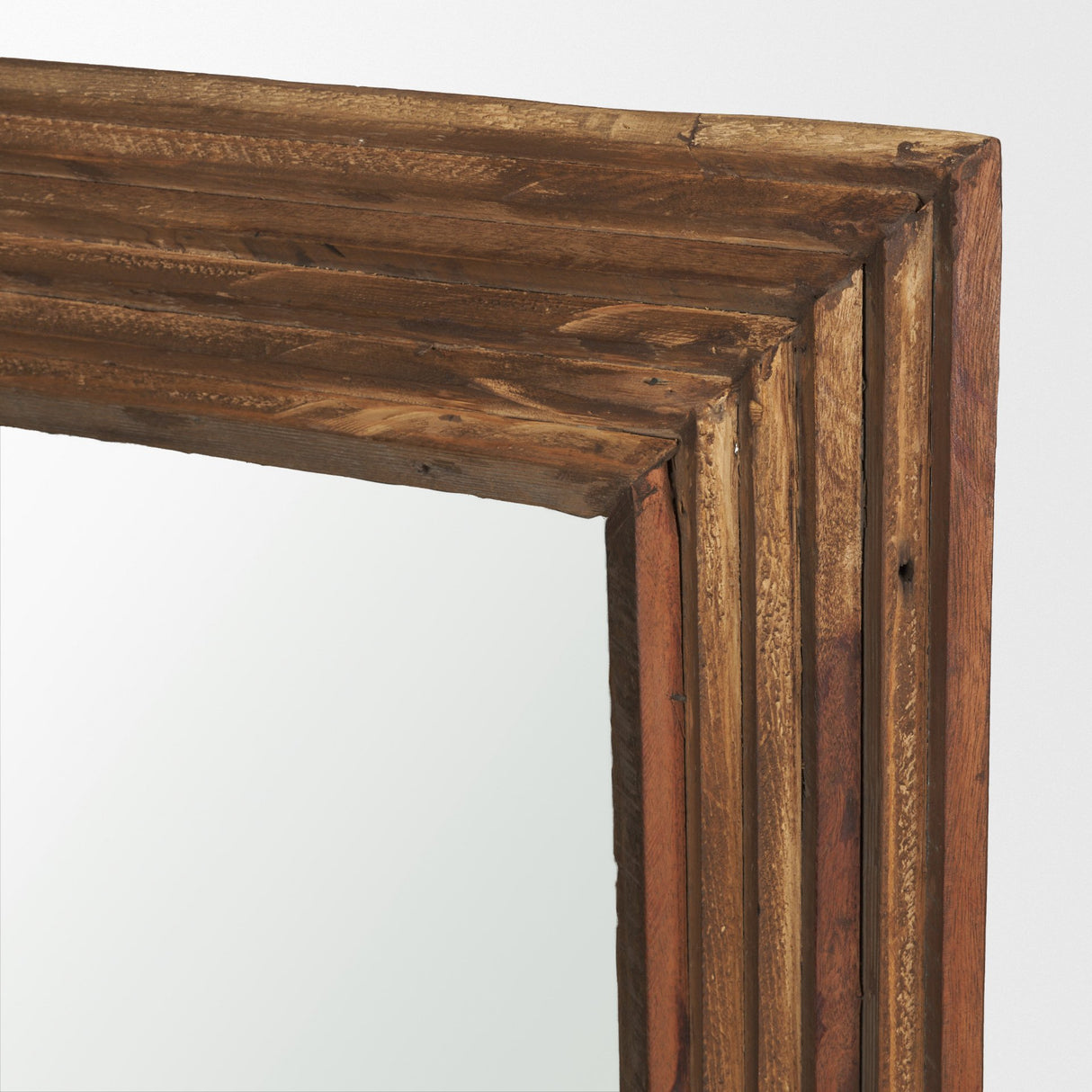 Bennet Small Rectangle Reclaimed Wooden Mirror from Mercana - Luna Furniture