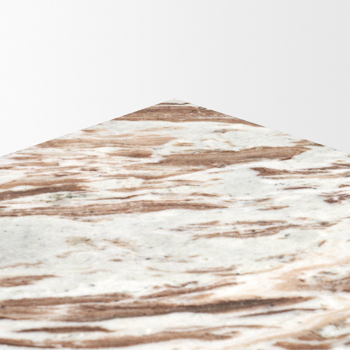Matteo Solid Pink Marble Square Side Table from Mercana - Luna Furniture