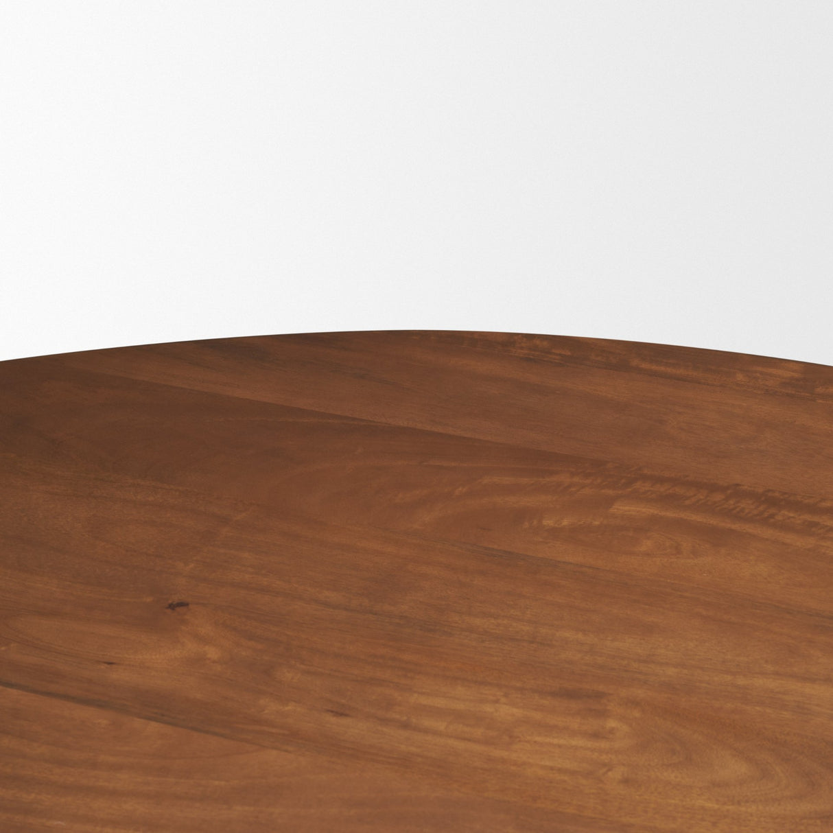 Atlas 60" Warm Mid-Brown Wood Stacked Pedestal Base Round Dining Table from Mercana - Luna Furniture