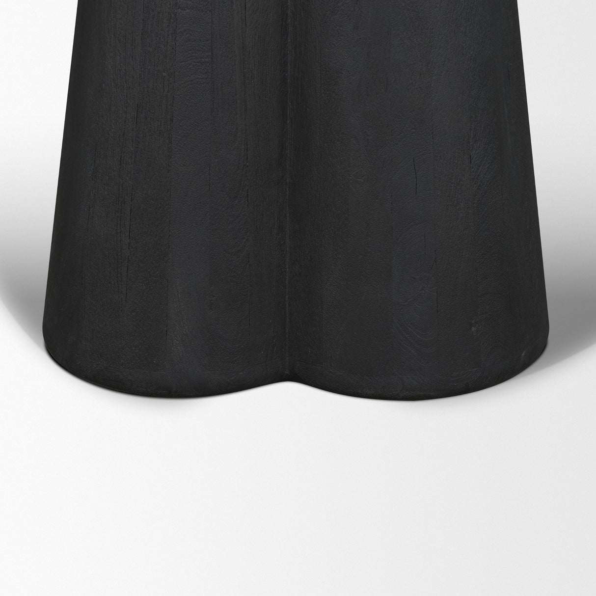 Marilyn 48" Black Forest Marble Black Wood Pedestal Round Dining Table from Mercana - Luna Furniture
