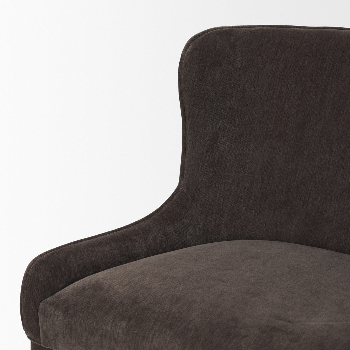 Nolan Slope Charcoal Chenille Dining Chair, Set of 2 from Mercana - Luna Furniture