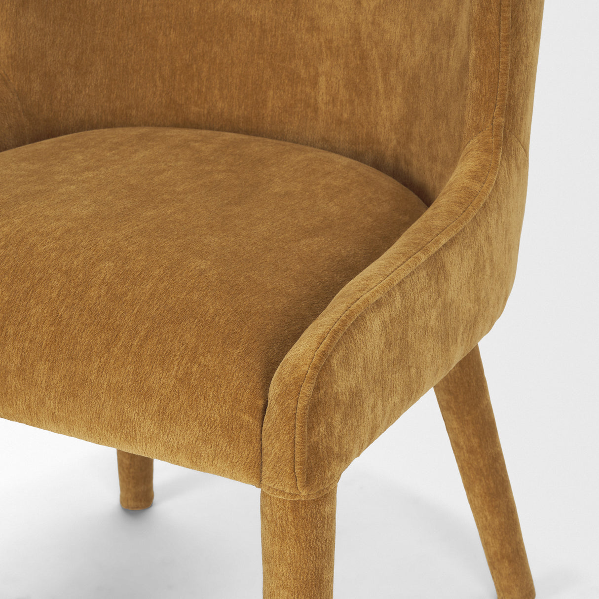 Nolan Slope Rust Chenille Dining Chair, Set of 2 from Mercana - Luna Furniture