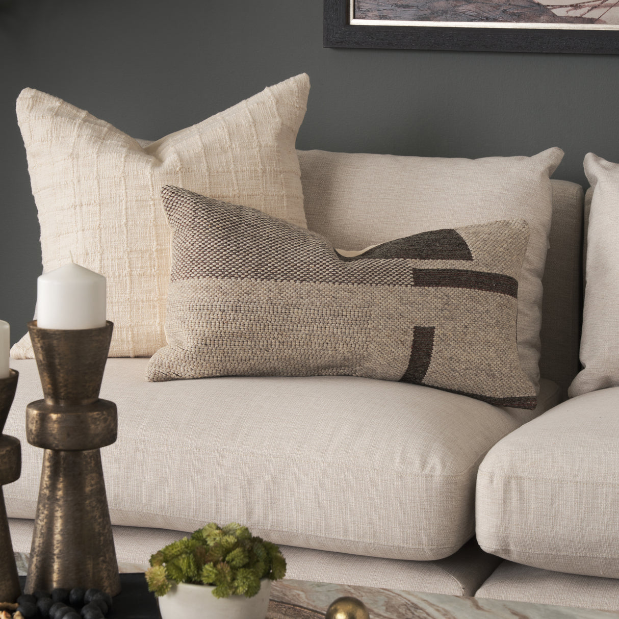 Kyle Lumbar Pillow Cover from Mercana - Luna Furniture
