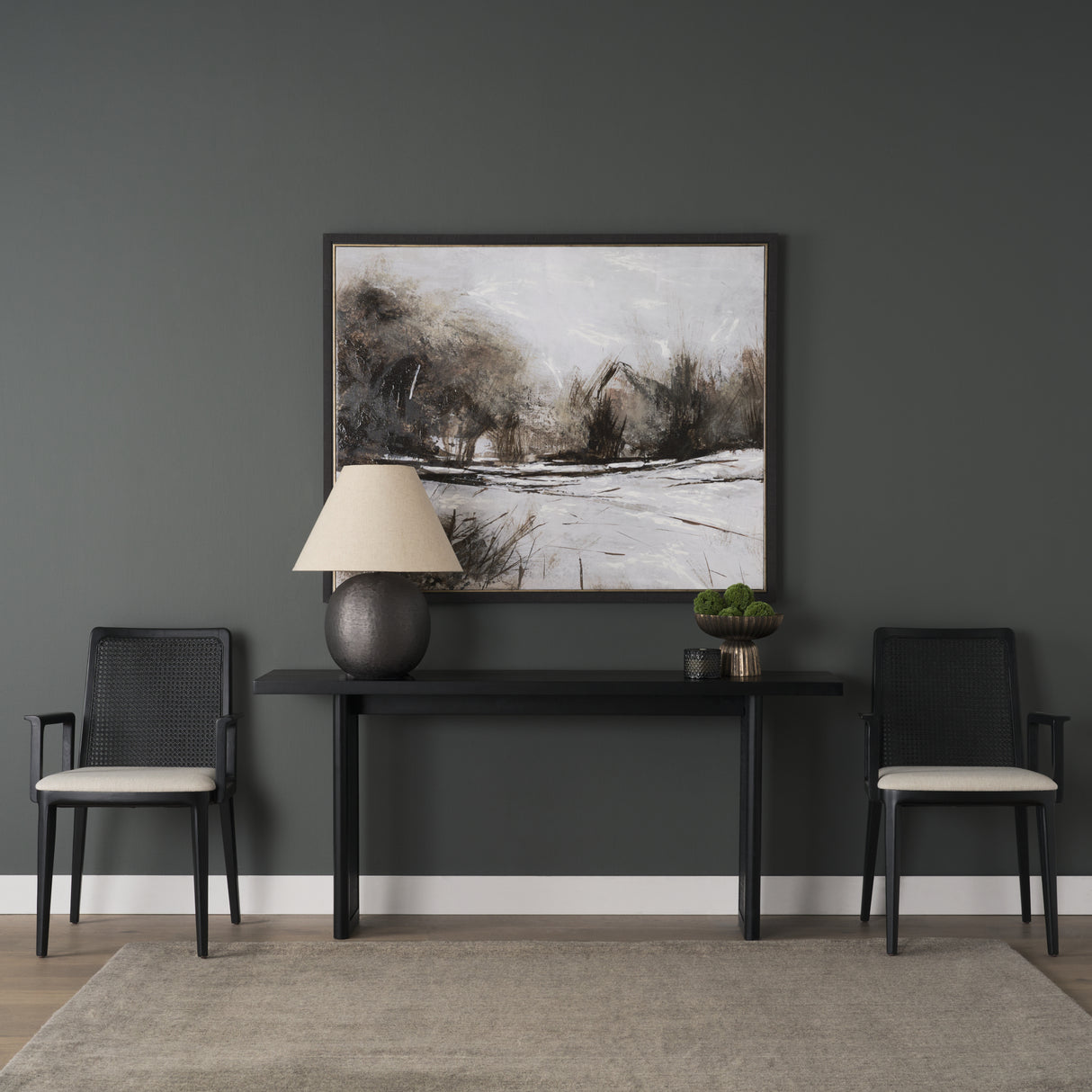 Quiet Horizons II by Mercana Studio Hand-Embellished Textured Framed Canvas Artwork from Mercana - Luna Furniture