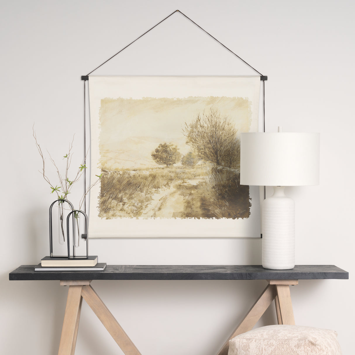 Timeless Vista by Mercana Studio Textured Artwork Tapestry from Mercana - Luna Furniture