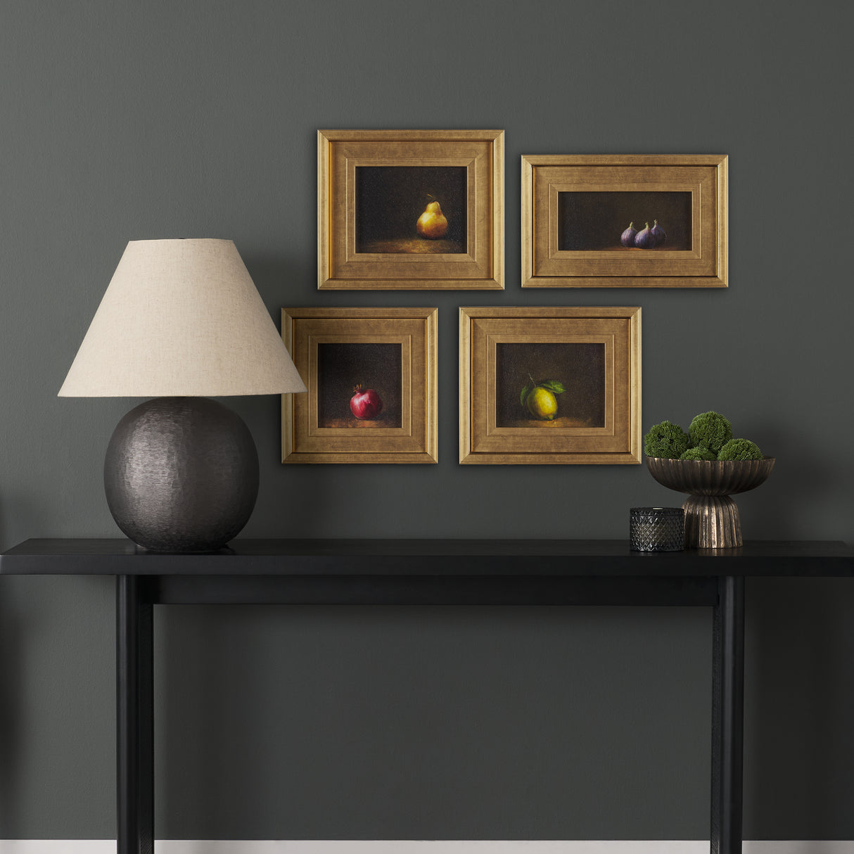 Lonely Lime by Mercana Studio a Hand Embellished Framed Art Print from Mercana - Luna Furniture