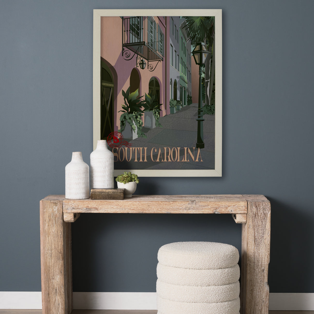 South Carolina Go USA (L) by Mercana Studio a Hand Embellished Decograph Framed Art Print from Mercana - Luna Furniture