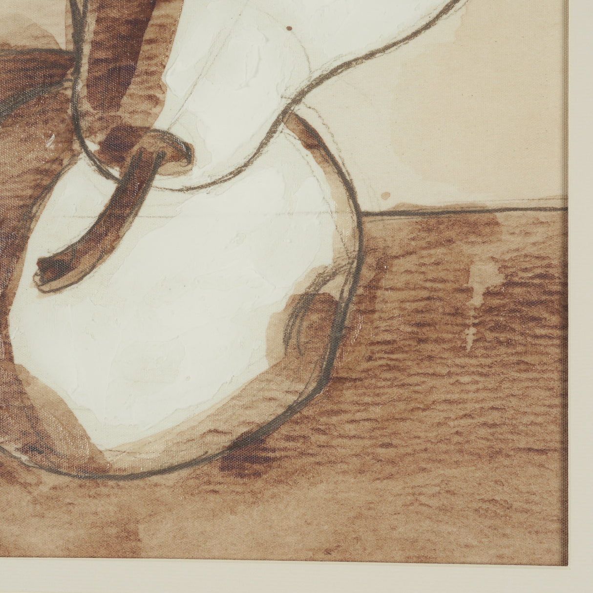 Pear Study II by Mercana Studio Hand Embelished Textured Framed Artwork Matted under Glass from Mercana - Luna Furniture