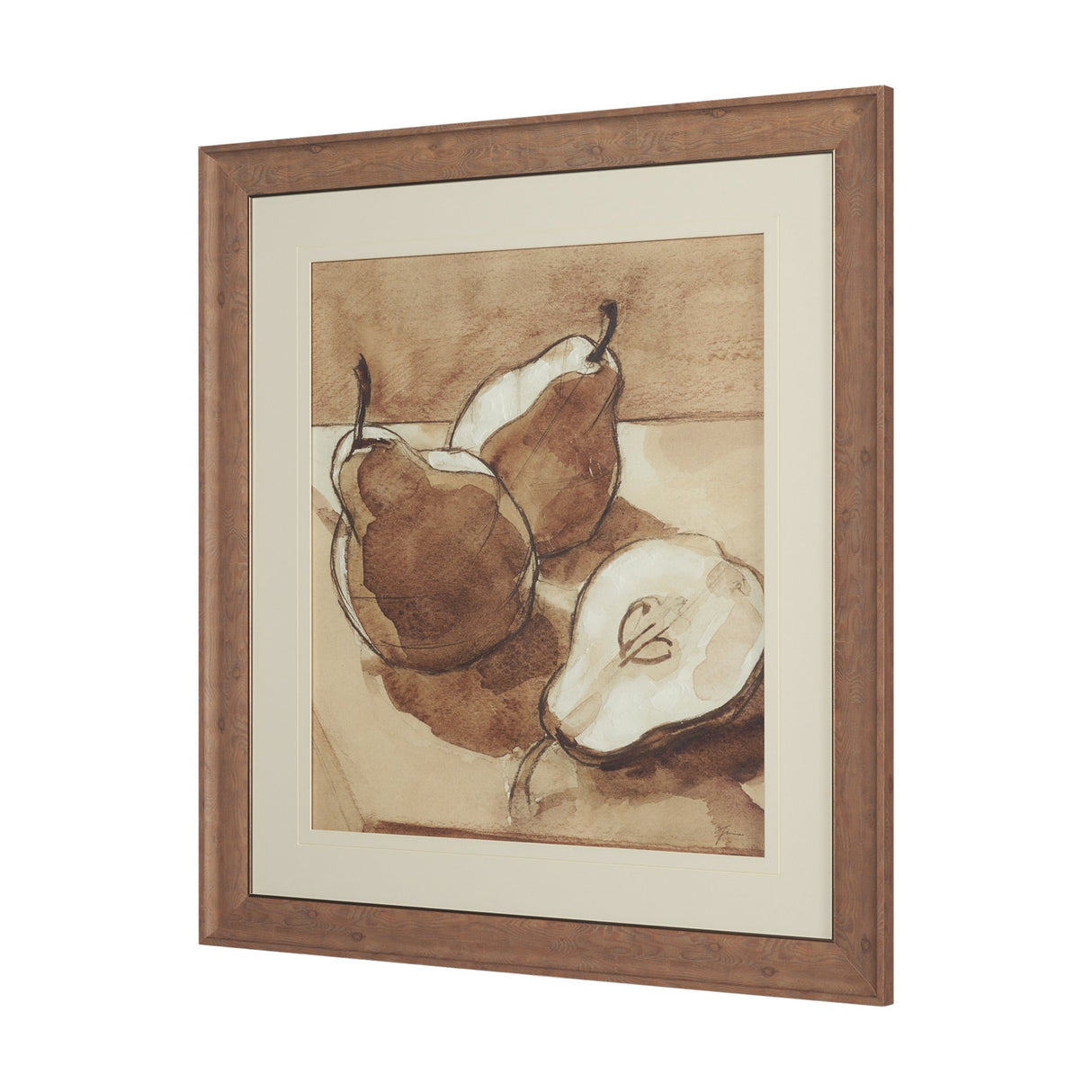 Pear Study III by Mercana Studio Hand Embelished Textured Framed Artwork Matted under Glass from Mercana - Luna Furniture