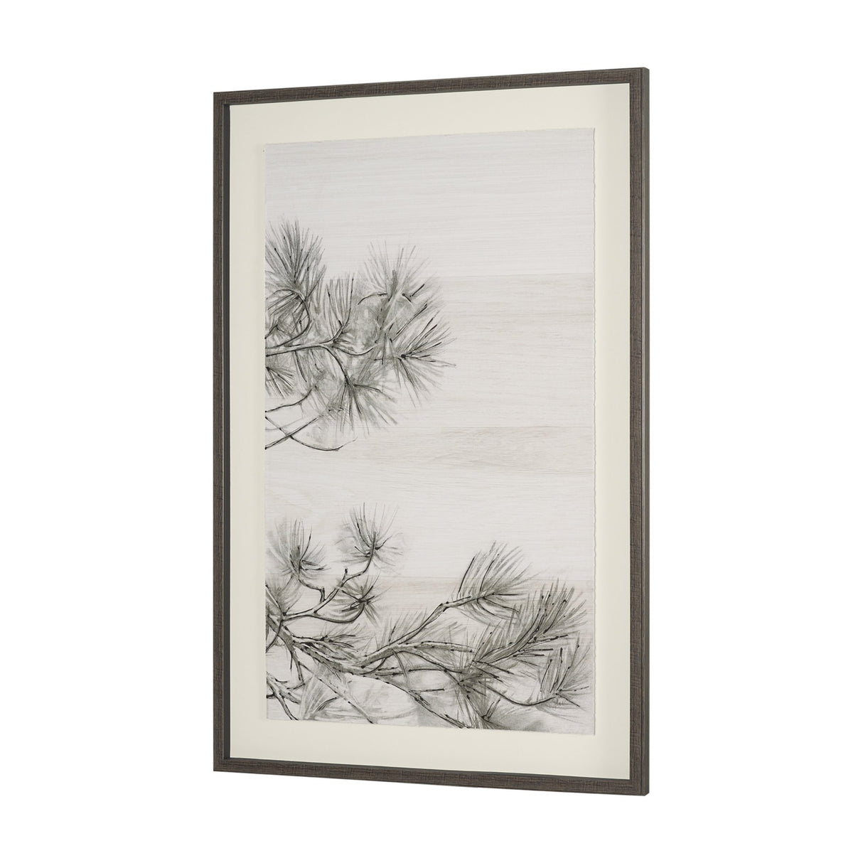 Ponderosa Whisper R by Mercana Studio Hand Embelished Framed Artwork Matted under Glass from Mercana - Luna Furniture