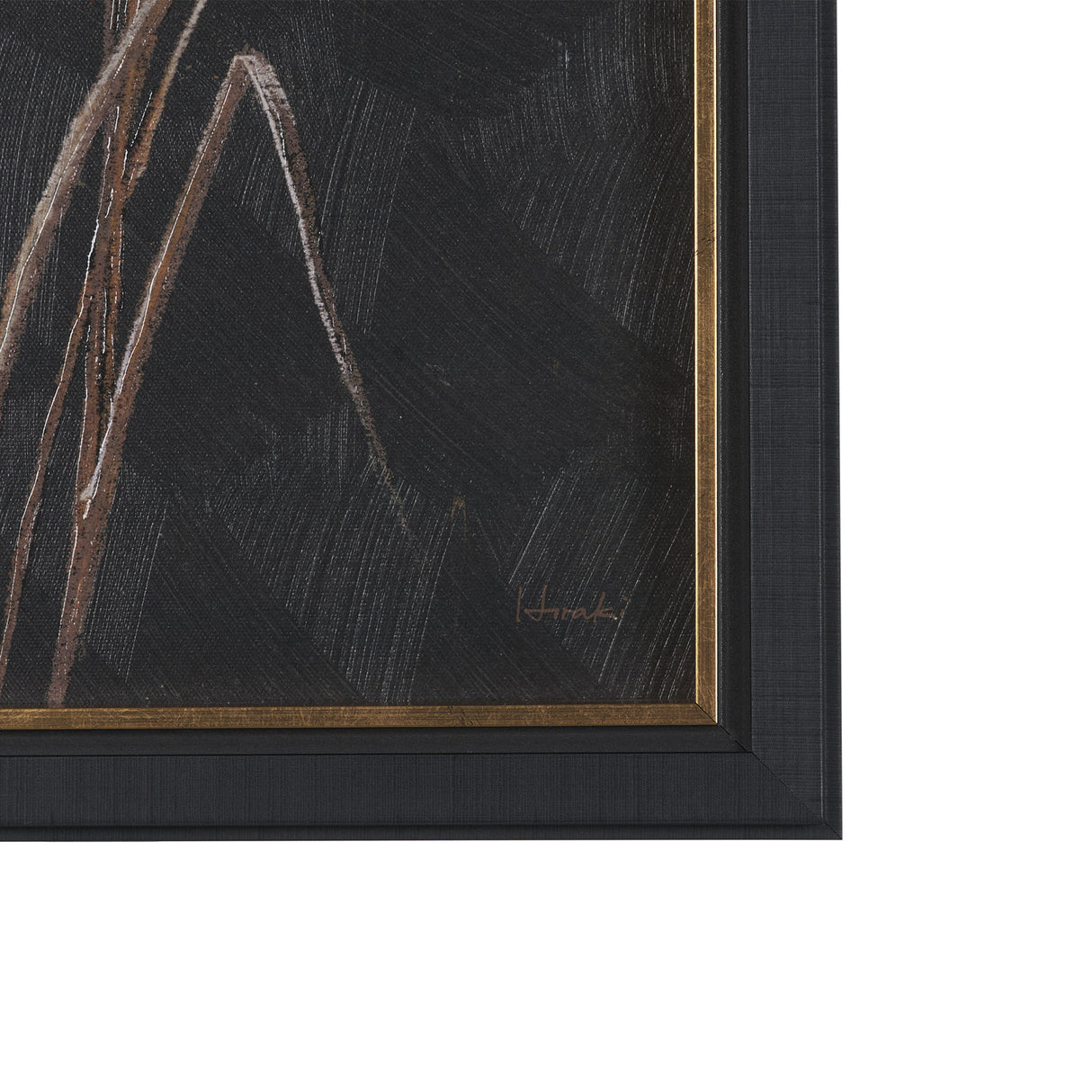 Golden Grasses VI by Mercana Studio Hand Embelished Textured Framed Artwork Matted from Mercana - Luna Furniture