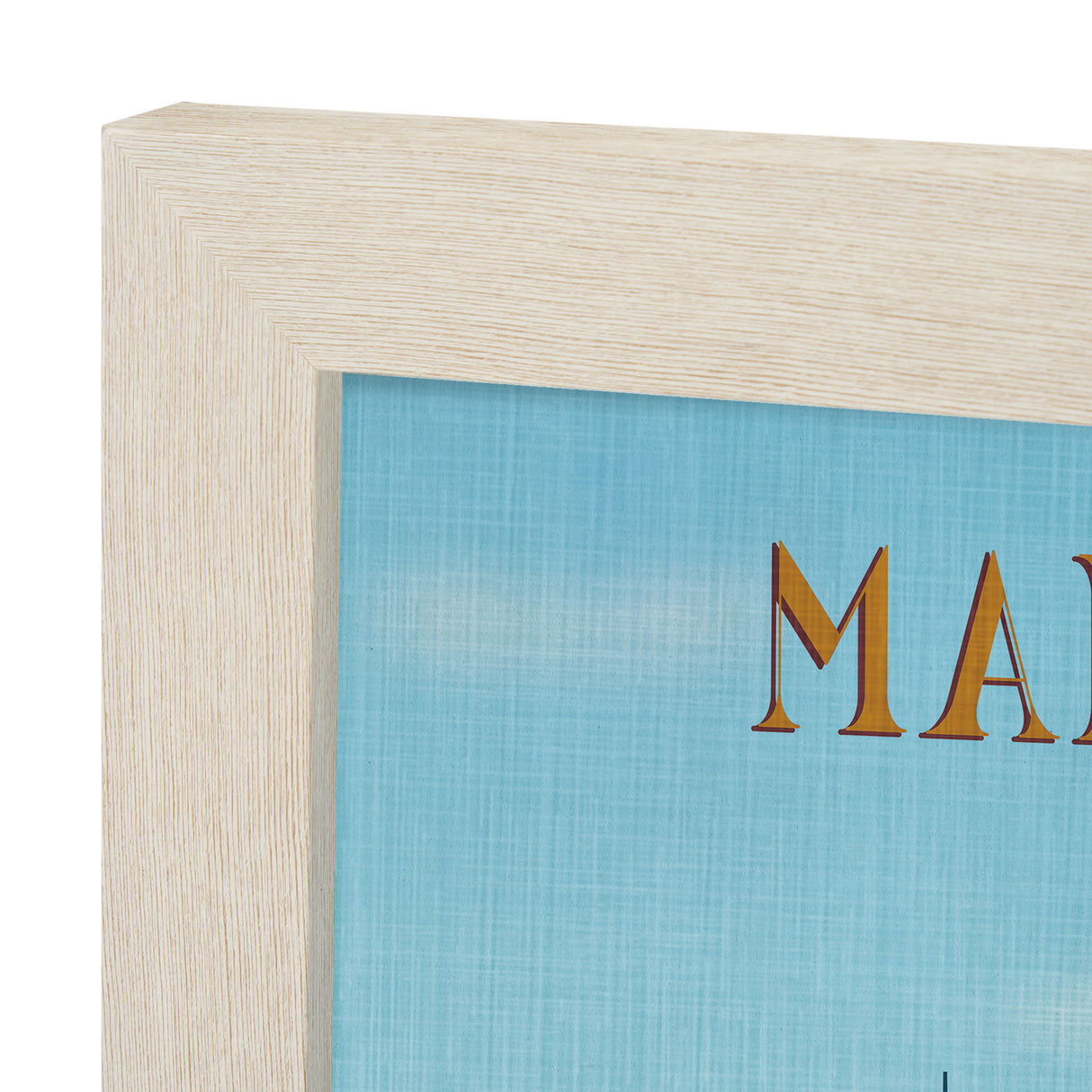 Maine GO (L) by Mercana Studio Textured Framed Artwork Matted from Mercana - Luna Furniture