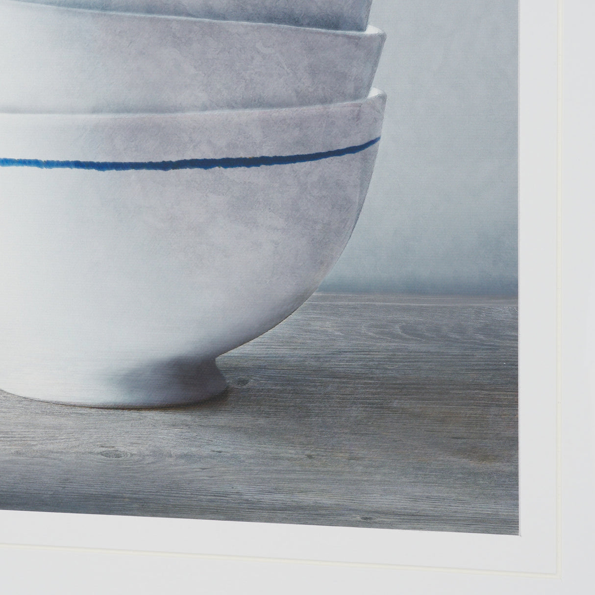 Two Artisan Bowls by Mark Chandon a Framed Art Print Matted under Glass from Mercana - Luna Furniture