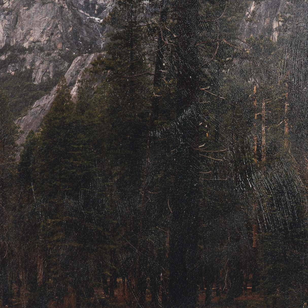Misty Mountain by Gary Blatter Hand-Embellished Textured Framed Canvas Art Print from Mercana - Luna Furniture