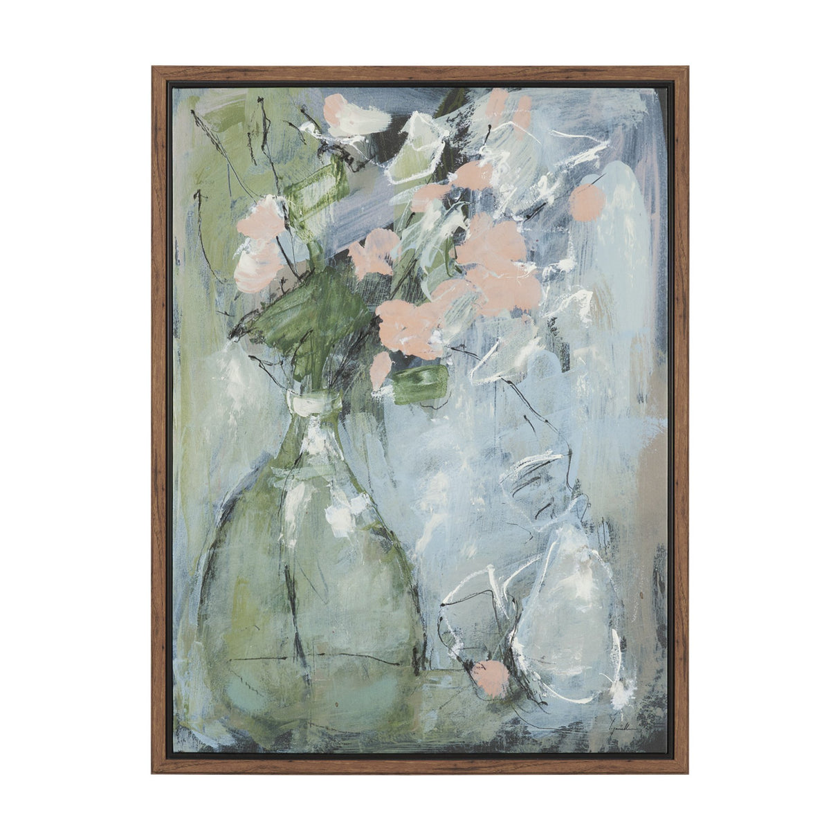 Posies I by Mercana Studio Hand-Embellished Textured Framed Canvas Artwork from Mercana - Luna Furniture