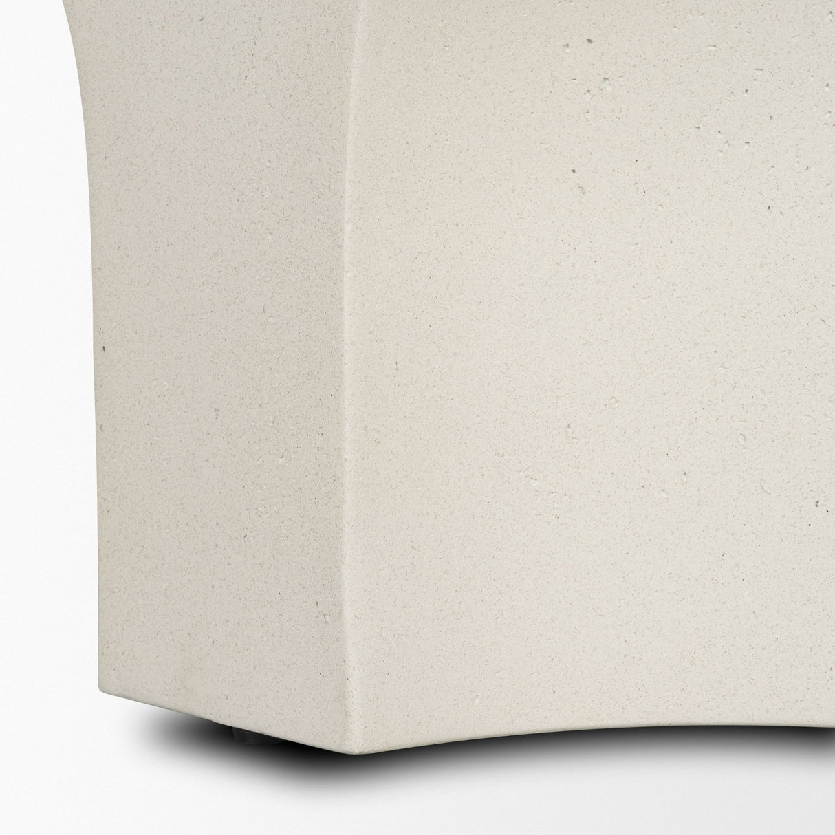 Bunda Square Sculptural Stone Finish Accent Table from Mercana - Luna Furniture