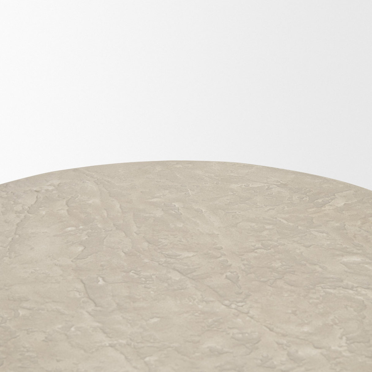 Mesa Round Stone Finish Pillar Accent Table from Mercana - Luna Furniture