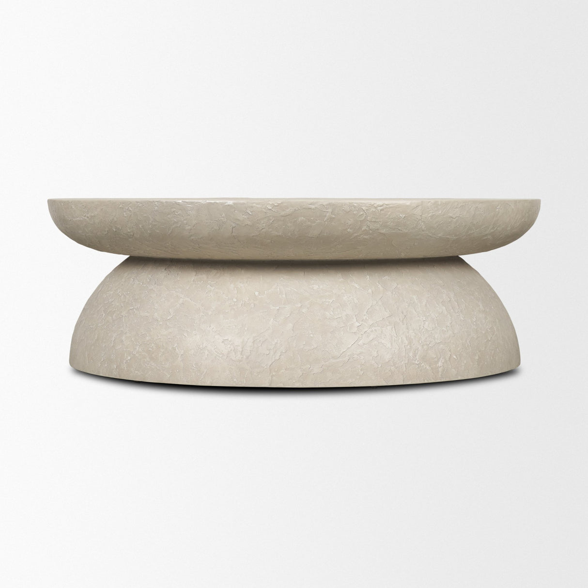 Mesa 48" Round Stone Finish Coffee Table from Mercana - Luna Furniture