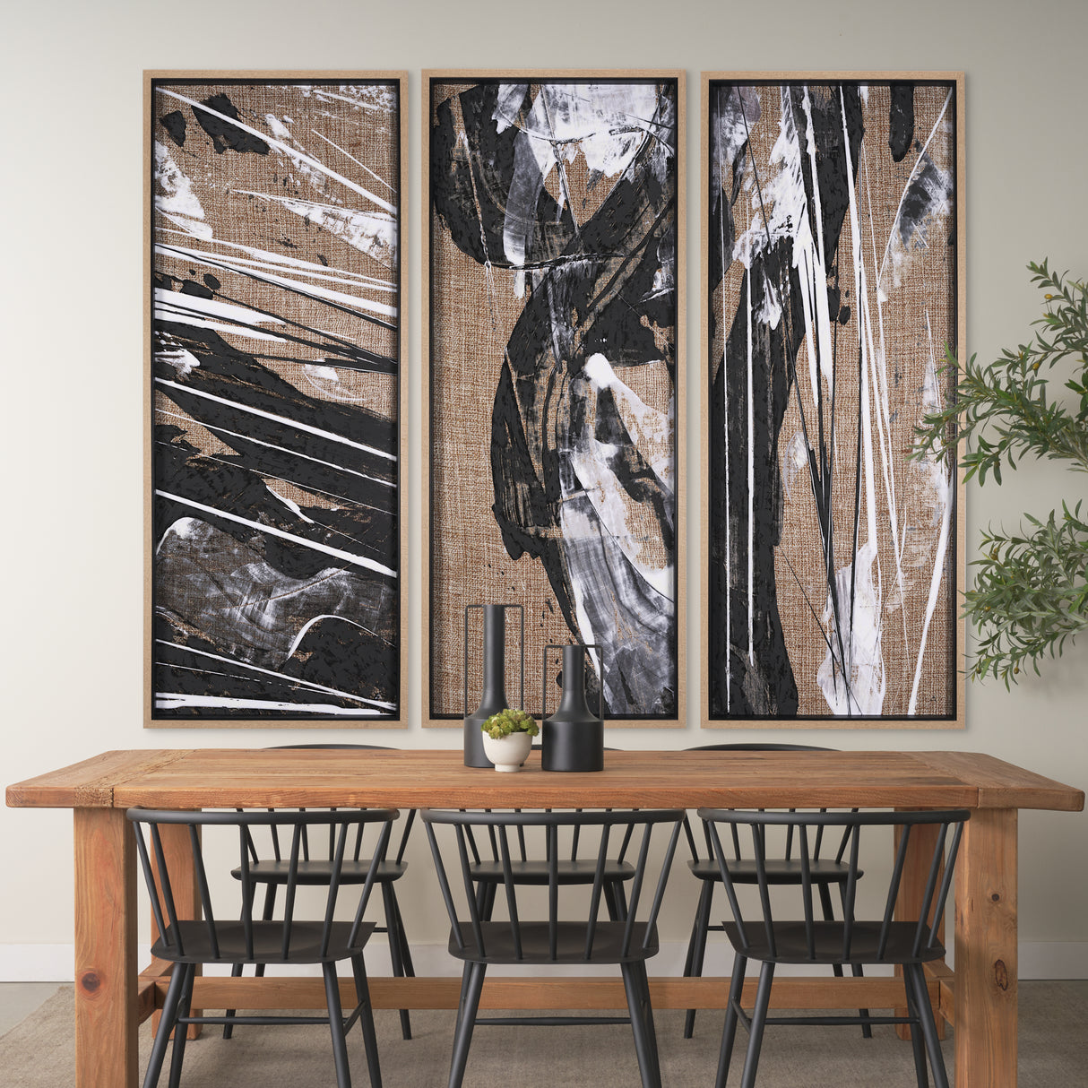 Meshy III by Mercana Studio a Hand Embellished Textured Framed Art Print from Mercana - Luna Furniture