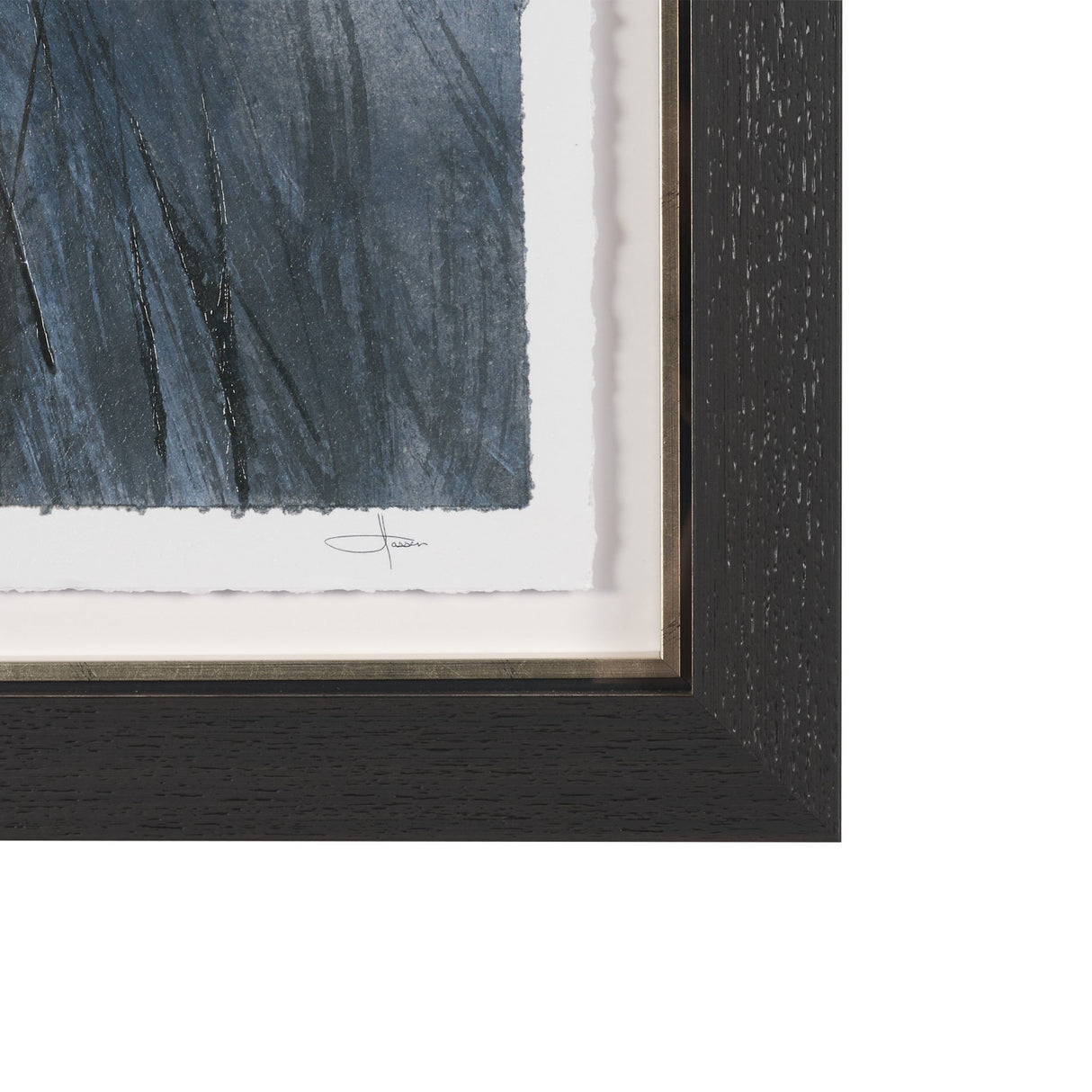 Brook and Willows II by Mercana Studio Hand Embelished Textured Framed Artwork Matted under Glass from Mercana - Luna Furniture
